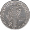 Монета. США. 10 центов 1938 год. Меркури дайм. рев.