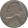 Монета. США. 5 центов 1949 год.  Монетный двор D. ав.
