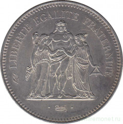 Монета. Франция. 50 франков 1975 год.