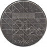 Монета. Нидерланды. 2,5 гульдена 1993 год. ав.