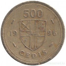 Монета. Гана. 500 седи 1996 год. 