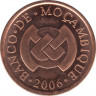 Монета. Мозамбик. 5 сентаво 2006 год. ав.