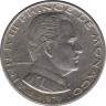 Монета. Монако. 1 франк 1979 год. ав.