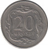 Монета. Польша. 20 грошей 2009 год. рев.