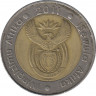 Монета. Южно-Африканская республика (ЮАР). 5 рандов 2011 год. ав.