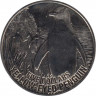 Монета. Новая Зеландия. 5 долларов 2011 год. Желтоглазый пингвин. ав.