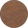 Монета. Германия. 5 центов 2004 год (D). ав.