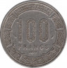 Монета. КФА ВЕАС. Габон. 100 франков 1977 год. рев.