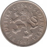  Монета. Чехословакия. 2 кроны 1947 год. ав.