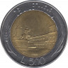 Монета. Италия. 500 лир 1982 год. ав.