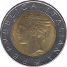 Монета. Италия. 500 лир 1982 год. рев.