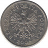 Монета. Польша. 20 грошей 2005 год. ав.