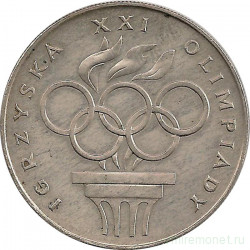 Монета. Польша. 200 злотых 1976 год. XXI Олимпийские игры.