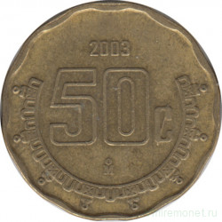 Монета. Мексика. 50 сентаво 2003 год.