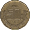 Монета. Мексика. 50 сентаво 2003 год. ав.
