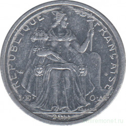 Монета. Новая Каледония. 2 франка 2011 год.