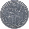 Монета. Новая Каледония. 2 франка 2011 год. ав.