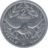 Монета. Новая Каледония. 2 франка 2011 год. рев.