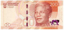 Банкнота. Южно-Африканская республика (ЮАР). 200 рандов 2023 год. Тип W152.