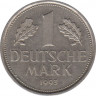  Монета. ФРГ. 1 марка 1993 год. Монетный двор - Карлсруэ (G). ав.