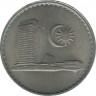 Монета. Малайзия. 50 сен 1983 год. рев.