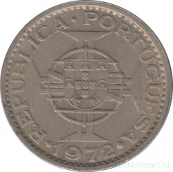 Монета. Ангола. 5 эскудо 1972 год.