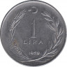 Монета. Турция. 1 лира 1979 год. ав.