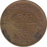 Монета. Гонконг. 10 центов 1980 год. ав.