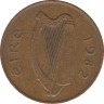 Монета. Ирландия. 2 пенса 1982 год. ав.