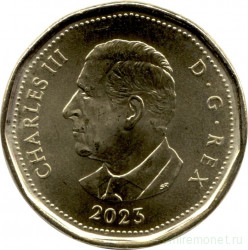 Монета. Канада. 1 доллар 2023 год.