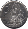 Монета. Новая Зеландия. 50 центов 2006 год. рев.