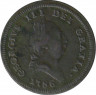 Монета. Великобритания. Остров Мэн. 1 пенни 1786 год. ав.