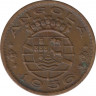 Монета. Ангола. 1 эскудо 1956 год. ав.