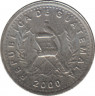 Монета. Гватемала. 5 сентаво 2000 год. ав.