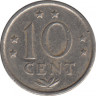 Монета. Нидерландские Антильские острова. 10 центов 1981 год. рев.