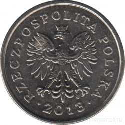 Монета. Польша. 1 злотый 2013 год.