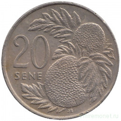 Монета. Самоа. 20 сене 1974 год.