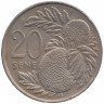 Монета. Самоа. 20 сене 1974 год.