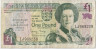 Банкнота. Джерси (Великобритания). 1 фунт 1995 год. 50 лет освобождения Джерси. ав.