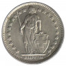 Монета. Швейцария. 1/2 франка 1961 год.