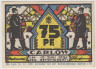 Бона. Нотгельд. Германия. Город Карлоу. 75 пфеннигов 1921 год. Вариант 221.1.3. ав.