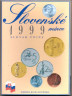 Монеты. Словакия. Набор разменных монет в буклете. 1999 год. 
