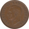 Монета. Южно-Африканская республика (ЮАР). 1 пенни 1944 год. рев.