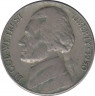 Монета. США. 5 центов 1950 год. ав.