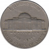 Монета. США. 5 центов 1950 год. рев.