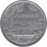 Монета. Французская Полинезия. 2 франка 1997 год. рев.