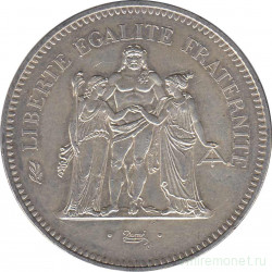 Монета. Франция. 50 франков 1974 год.