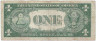 Банкнота. США. 1 доллар 1935 год. Синяя печать. Q. Тип 416D2e. 