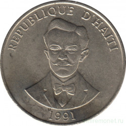 Монета. Гаити. 50 сантимов 1991 год.