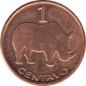Монета. Мозамбик. 1 сентаво 2006 год. ав.